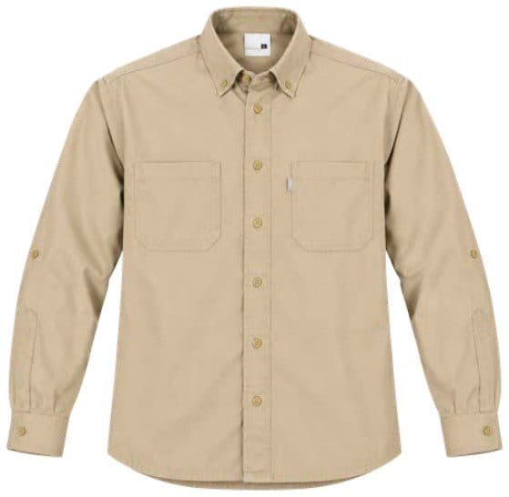 Camisola trabajo caqui — línea Camisas PUBTEX